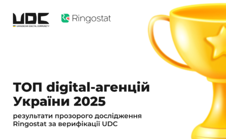 ТОП digital-агенцій України 2025: результати дослідження Ringostat за верифікації UDC